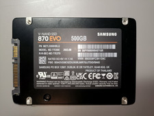 Samsung 870 EVO 500GB 0,5TB 2,5" SATA SSD Smart: Gut Fehlerfrei wie NEU