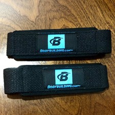 Lifting Strap Padded Bodybuilding Weightlifting Gym Workout Straps BrandNew 