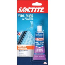 LOCTITE 1 Oz. Clear Vinyl, Fabric,  Plastic Flexible Repair Adhesive 1360694