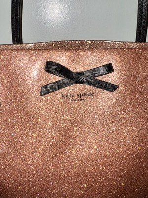 NWT Kate Spade New York Taden Mavis Street Tote and Clutch Bag-Rose Gold NY Nwt 