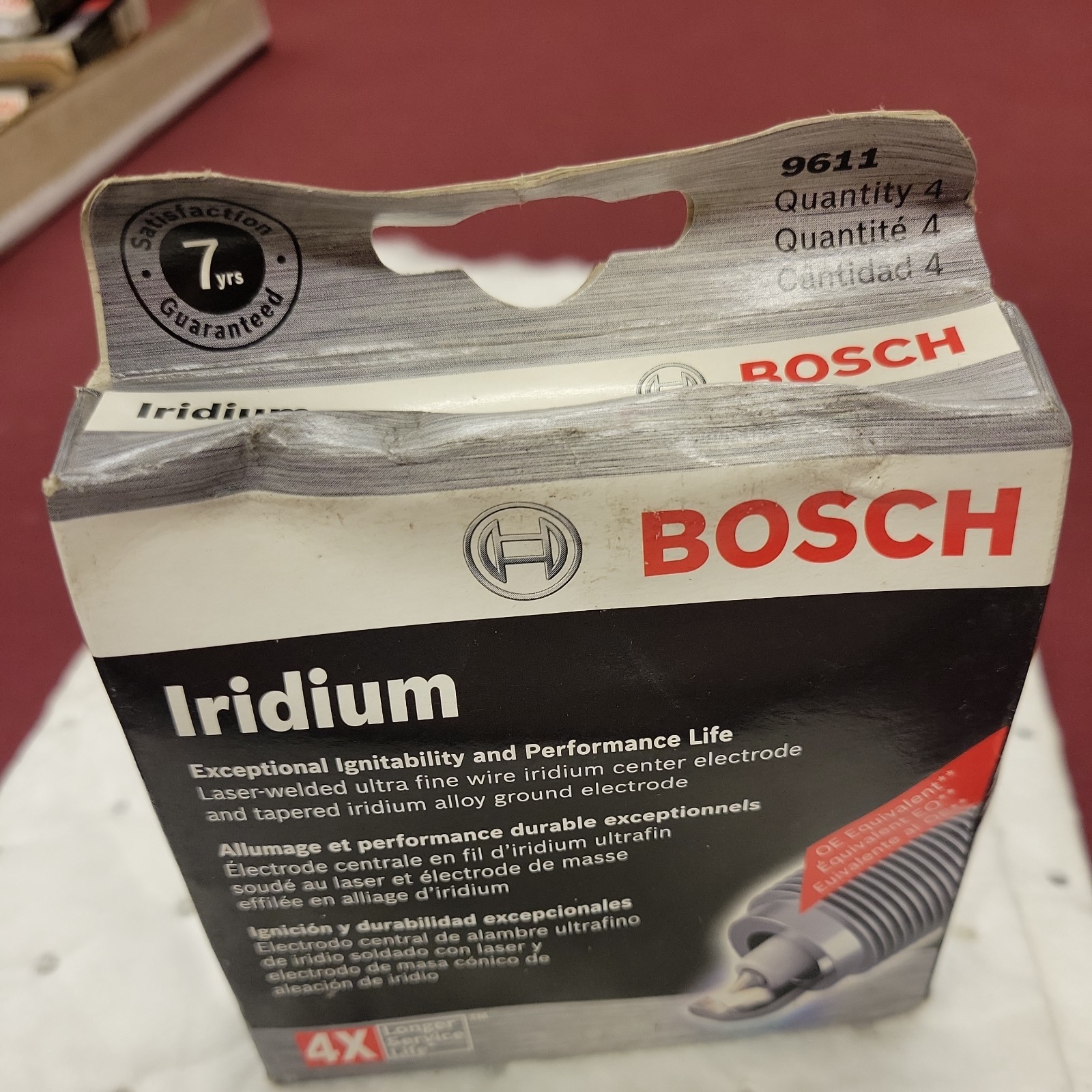 Bosch Iridium  4 Pack 9611 Spark Plugs 242 230 541-OP6  FREE SHIPPING