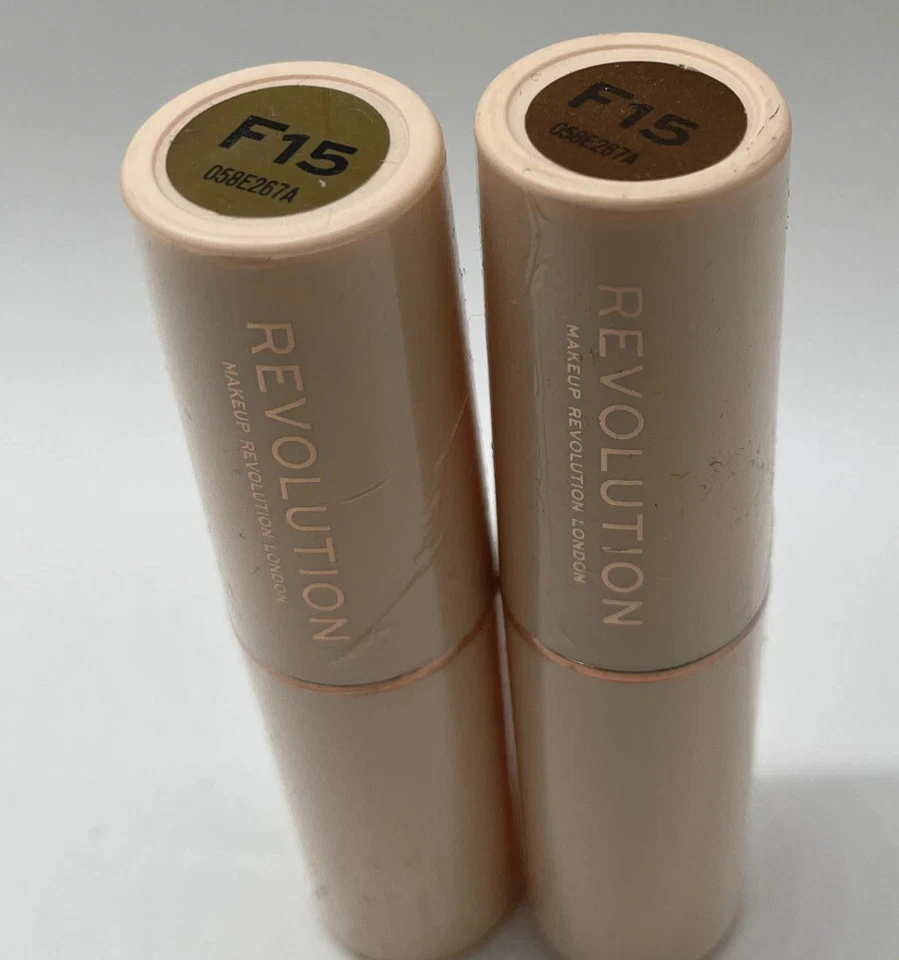 Revolution Fast Base Stick Foundation F15 3 Pack - Full Coverage - New - Image 3 of 4