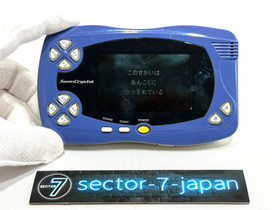 BANDAI WonderSwan Crystal Violet Purple Rare Handheld Game Console System Japan