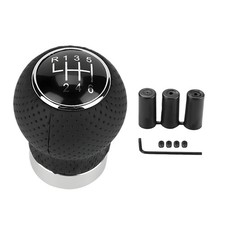Leather Shift Knob Kit 6-Speed Manual Automatic Car Shift Lever Kit