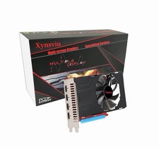 Xynsviu Radeon RX560 2G Graphics Card, GPU Support HDMI x4 Monitor Output  NEW
