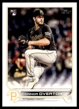 2022 TOPPS** CONNOR OVERTON PITTSBURGH PIRATES #339