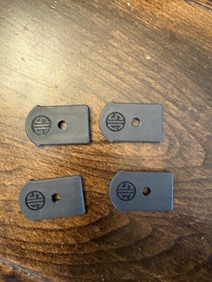 x4- Sig Sauer P365X/P365XL Black Flush Fit 12r Mag Base Plates (2700244-01-R)
