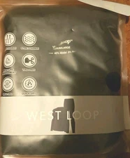 West Loop Men's M/L Thermal Set Solid Back Base Layer Legging Long Sleeve New