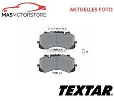 SATZ BREMSBELÄGE BREMSKLÖTZE VORNE TEXTAR 2618601 A NEU OE QUALITÄT