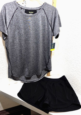 New Tek Gear Top (L) and Used Tek Gear Shorts (M)