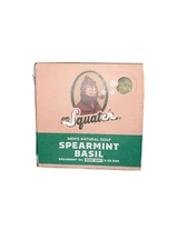 Dr. Squatch All Natural Bar Soap for Men with Zero Grit Spearmint Basil 5oz Bar