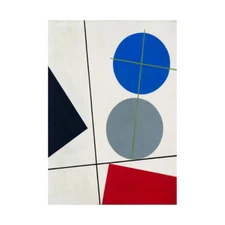 Painting Abstract Sophie Taeuber Arp Kompozycja Framed Art Print 12x16 Inch