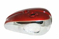 Aespaces BSA A65 Kraftstofftank Maroon Verchromt 1968-69 2 Gallonen UK