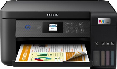 Epson EcoTank ET-2851 Tintenstrahldrucker A4 Farbe Multifunktion Tintenstrahldruck Scan 