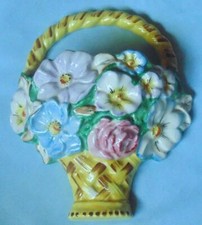VINTAGE BLUMENKORB WANDTASCHE VON KENSINGTON