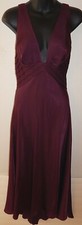 FLORA NIKROOZ LONG GOWN INTIMATES EGGPLANT sz S NEW 100% AUTHENTIC MADE IN USA