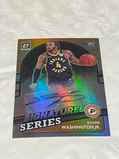 Duane Washington Jr 2021-22 Donruss Optic Rookie Auto Signature Series #SS-DWJ