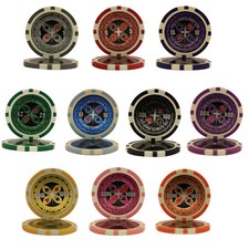 500 pièces 14G ULTIMATE CASINO CLAY POKER JETONS EN VRAC - coupures au choix