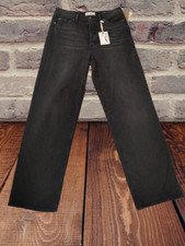JESSICA SIMPSON WOMEN RELAXED WIDE STRAIGHT FLY BUTTON JEAN - SIZE 27