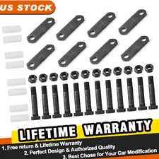 2Pack Racewill Trailer Shackle Kit Tandem Axle Trailer Kit For Double Eye Spring