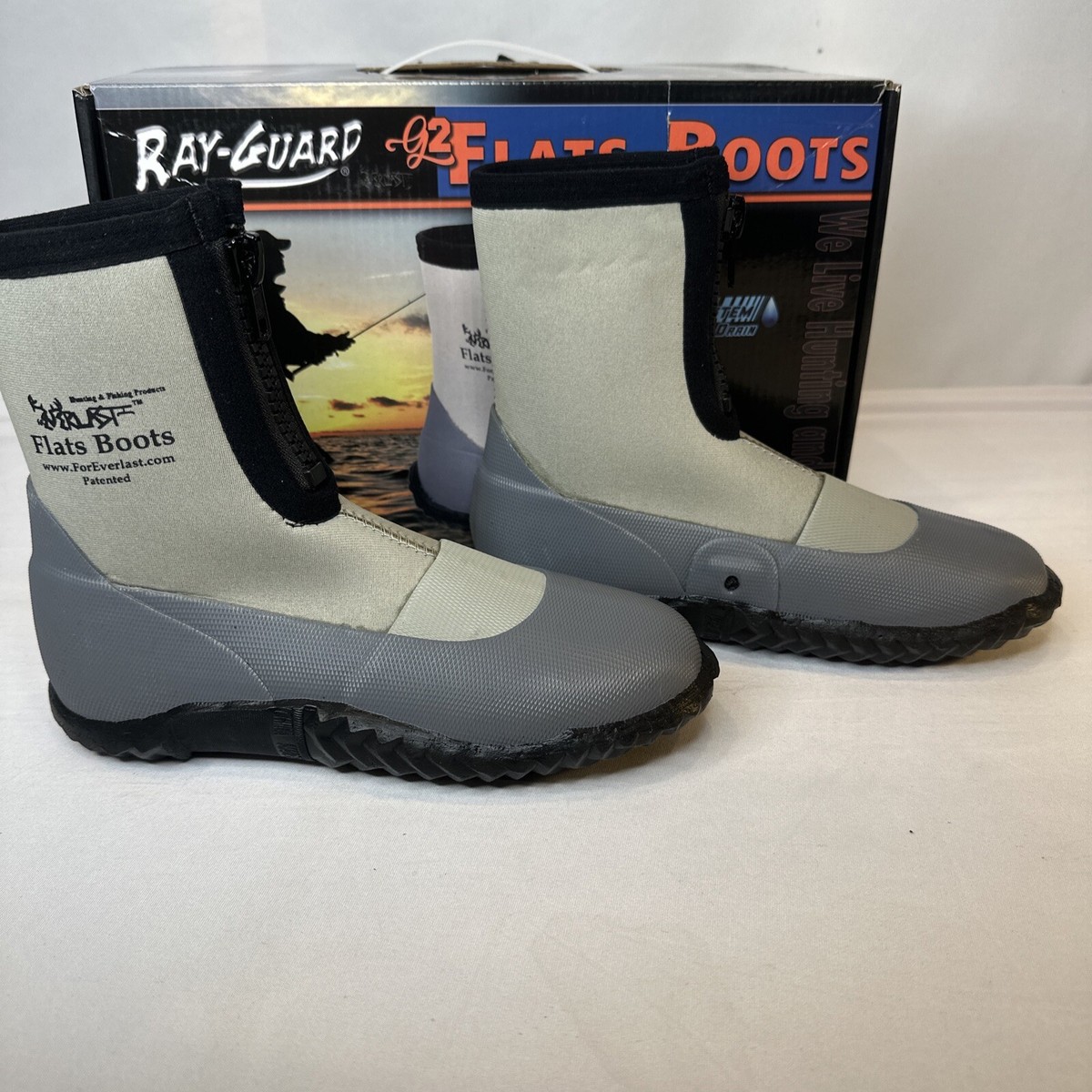 Ray-Guard G2 Flats Boots Hunting Fishing Everlast Sz Adult