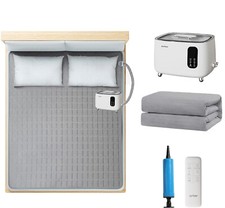 Water Heating Mattress Topper with Remote Tem...