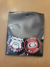 NEW GEORGIA BULLDOGS Croc Charm 3D Jibbitz NCAA Shoe ACCESSORY 2 Piece FOOTBALL 