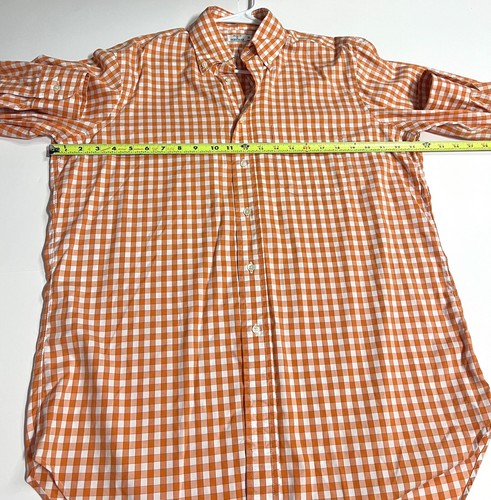 Maus & Hoffman Shirt Men’s Size Medium Check Collared Long Sleeve Button Down - Picture 7 of 7