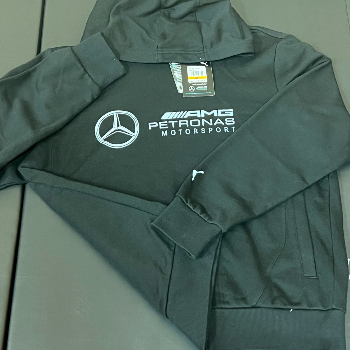 Puma Mercedes AMG Petronas Motorsport Street Logo Hoodie Black