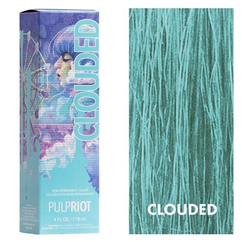 4 Oz. - Clouded / Bright Vibrant Teal Blue