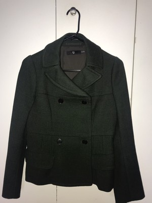 forest green peacoat