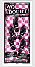 No Doubt Rare Screen Print Poster