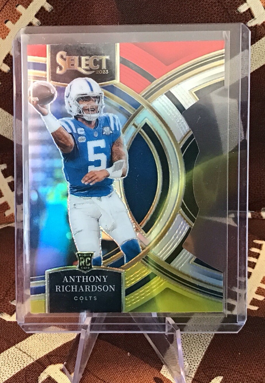 2023 Prizm Select Anthony Richardson RC Premier Red Yellow Die Cut #117 - Colts