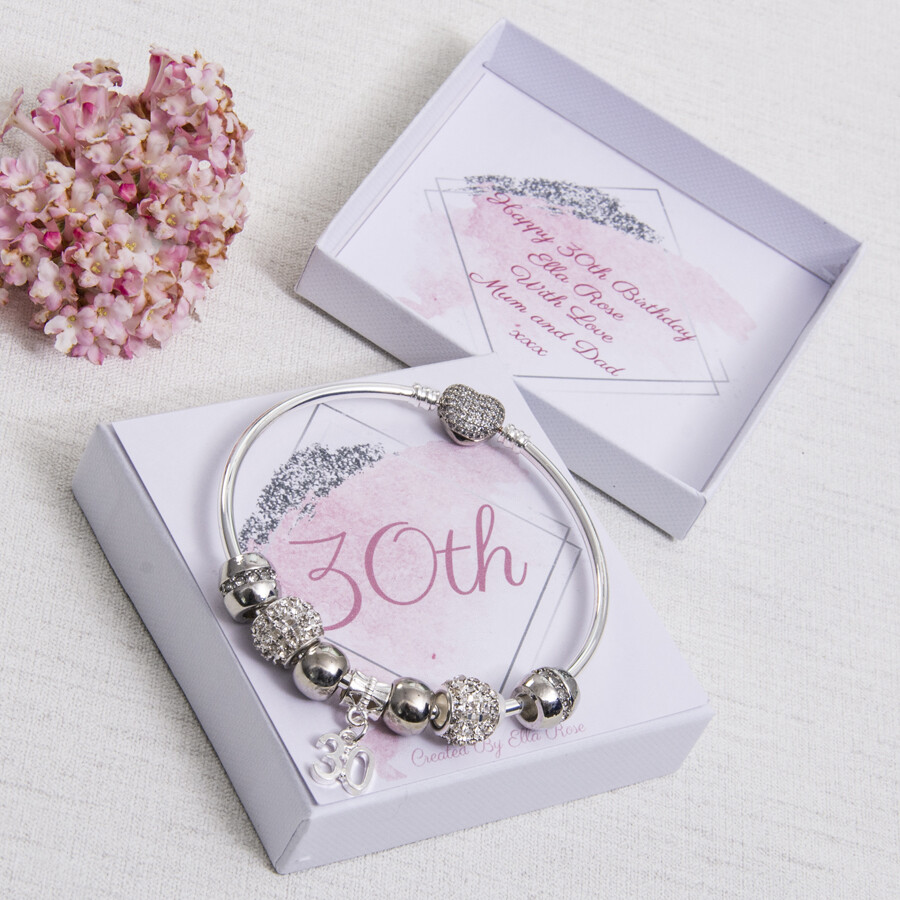 Pendant Pandora 40th Birthday Bracelet Ladies 40th Birthday Gift