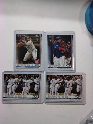 4 Card Lot 2019 Topps Update Vladimir Guerrero Jr RC