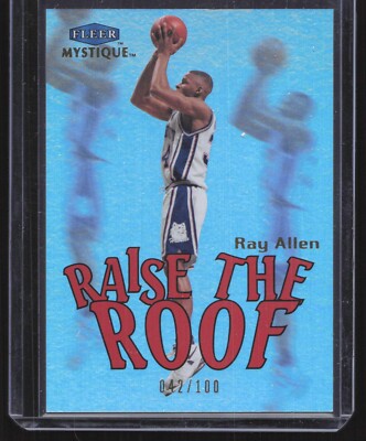 2012-13 Fleer Retro 99-00 Ray Allen #13RR Raise The Roof /100