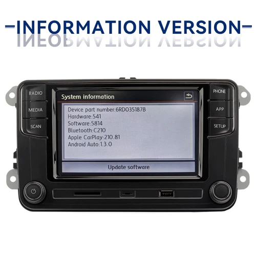 Für VW Autoradio RCD360 Pro 2 RCD440 PRO 187B AndroidAuto Wireless CARPAY BT - Bild 5 von 15