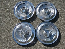 Genuine Factory 1961 Dodge Polara 14 Inch Spinner Hubcaps Wheel Covers Genuine Factory 1961 Dodge Polara 14 Inch Spinner Hubcaps Wheel Covers