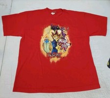 Vintage Anime, Yu-Gi-Oh T-Shirt Kids XL 14-16, Red Pre-Owned, Nice Print READ