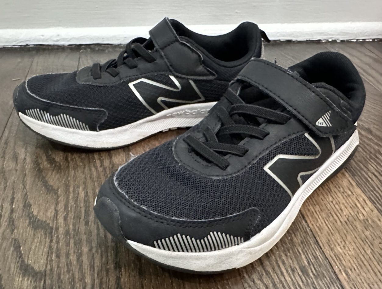 SAOLA Scarpe New Balance Dynasoft Kids 545 Bungee Lace con cinturino superiore nere taglia 2 5