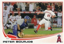 #520 Peter Bourjos Los Angeles Angels 2013 Topps Baseball Card