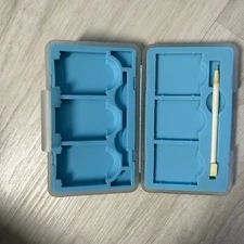 Nintendo DS Blue Hard Silicone Game Case Stylus Protective