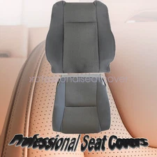 Replacement For 09-15 Toyota Tacoma Driver Bottom & Top Cloth Seat Cover Gray