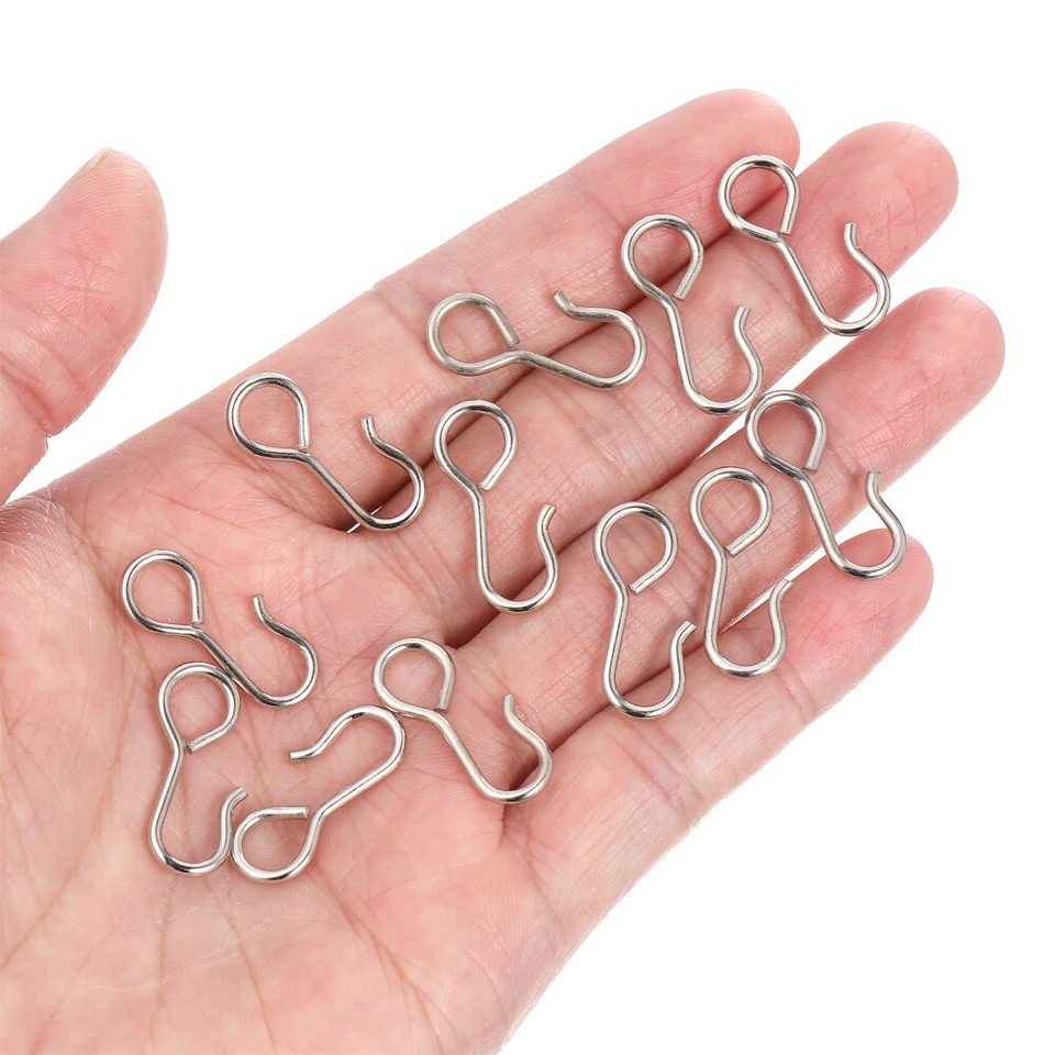 50 Pcs Car Seat Cushion Metal Hook Vehicle Pad Square Hooks Door