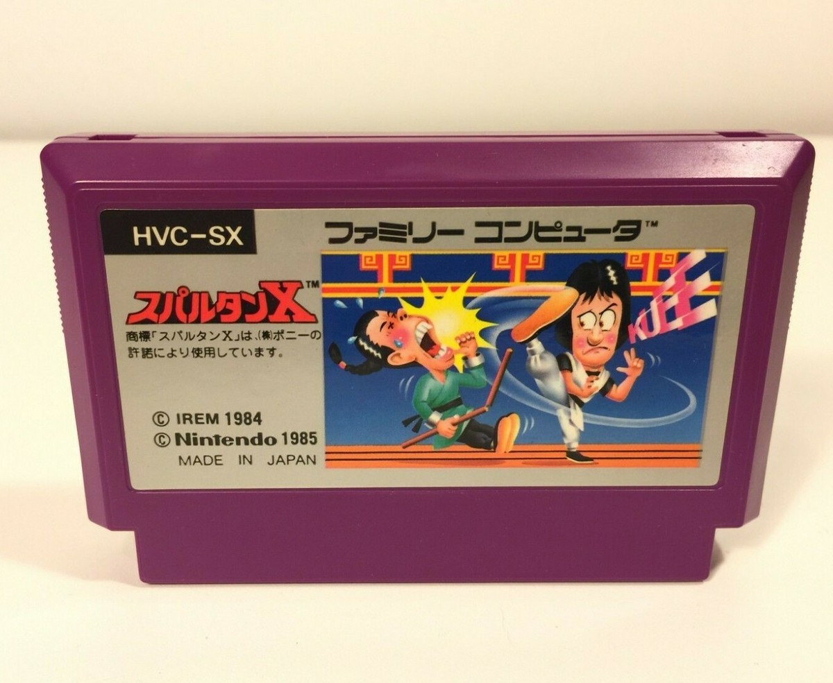 Spartan X - Kung Fu - Nintendo Famicom / Nes - Game with Box Spartan X - Kung Fu - Nintendo Famicom / Nes - Game with Box