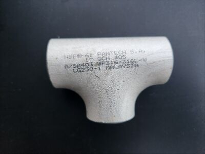 NSF-61 Pantech Tee 1'' SCH 40S A/SA403 WP316/316L-W LG230-1