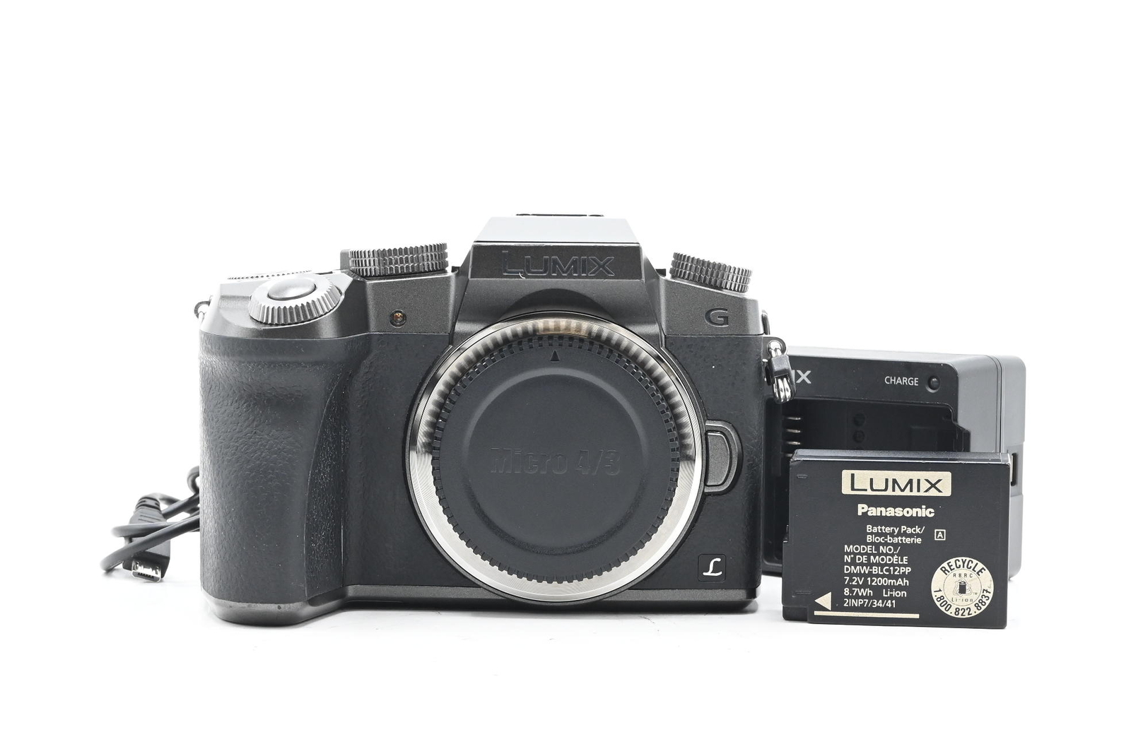 Panasonic Lumix DMC-G7 16MP Mirrorless MFT Digital Camera Body #502