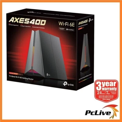 TP-Link Archer GXE75 AXE5400 Tri-Band Wi-Fi 6E Gaming Router 2.5G Port VPN USB 3 - image 1 of 4