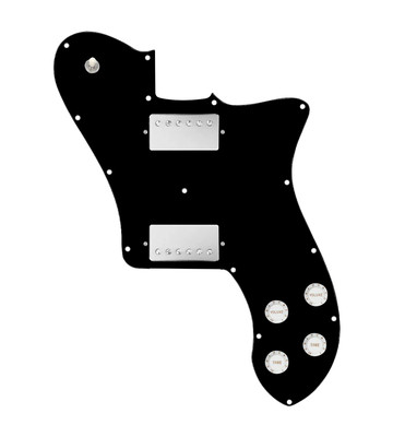 920D Custom 72 Deluxe Tele Loaded Pickguard With Nickel Roughneck Humbuckers,...