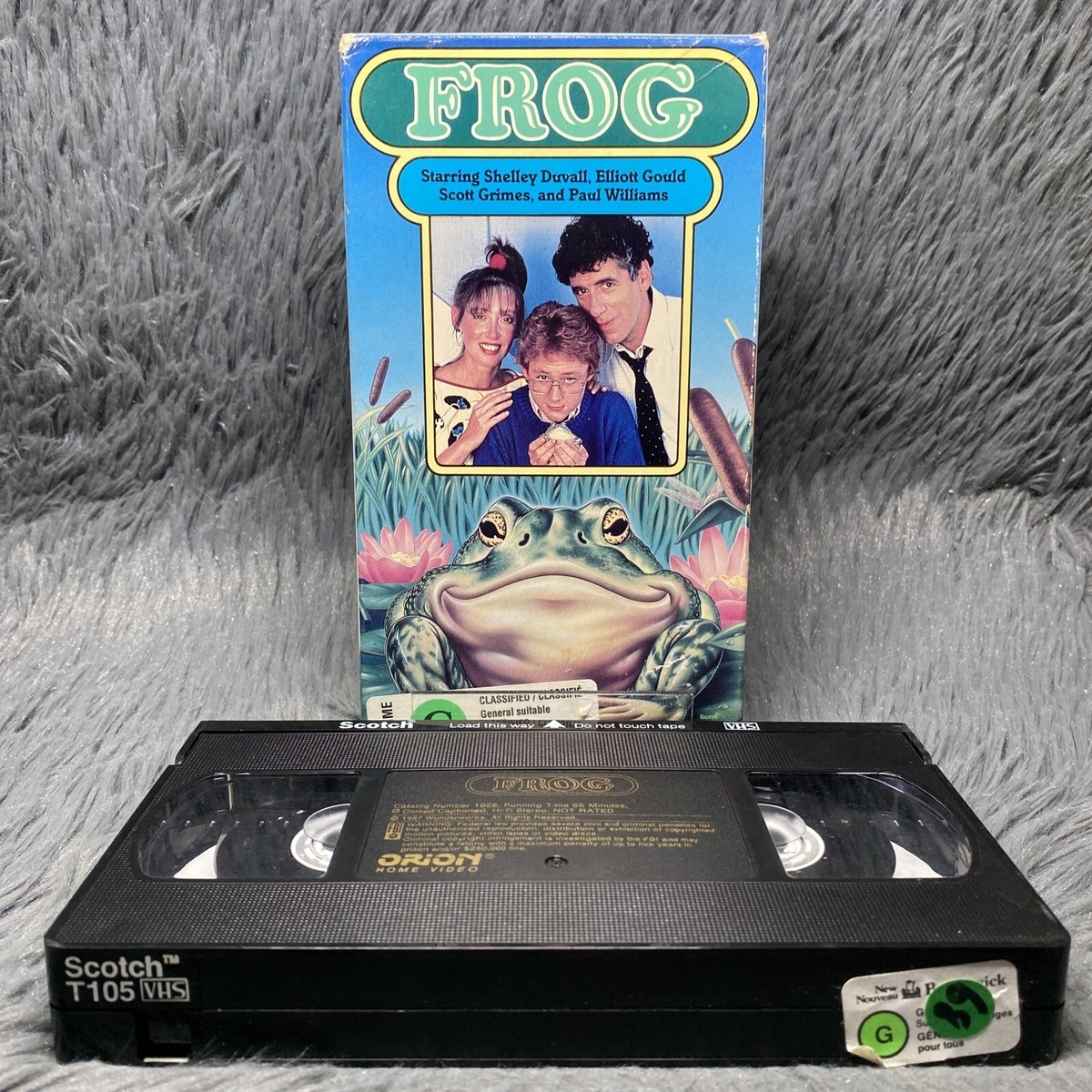 Frog VHS Tape 1987 Shelley Duvall Elliot Gould Orion Home Video